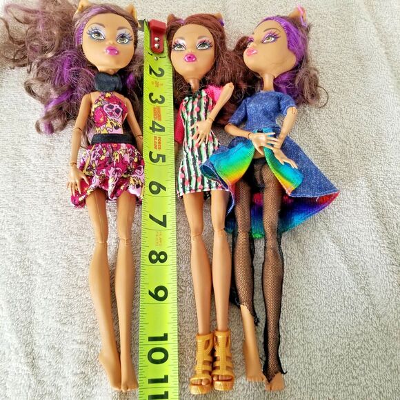 Monster High Dolls Clawdeen Wolf Doll Inner Monster Dress Outfit Shoes Lot of 3 - Picture 8 of 9
